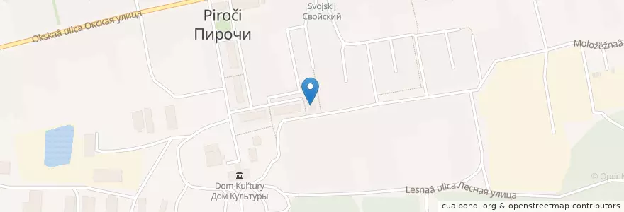 Mapa de ubicacion de Отделение связи №140479 en Rusland, Centraal Federaal District, Oblast Moskou, Коломенский Городской Округ.