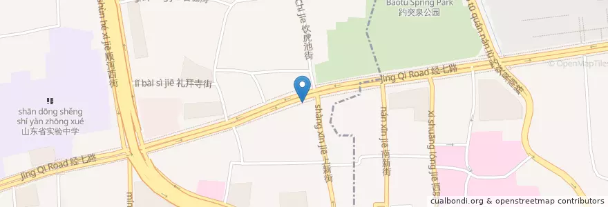 Mapa de ubicacion de Box Bar en Cina, Shandong, 济南市, 市中区, 泺源街道.