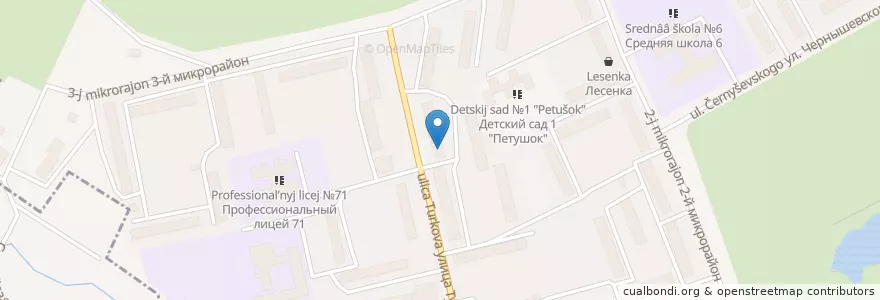 Mapa de ubicacion de Почтовое отделение №607605 en Russia, Volga Federal District, Nizhny Novgorod Oblast, Bogorodsky District, Городское Поселение Богородск.