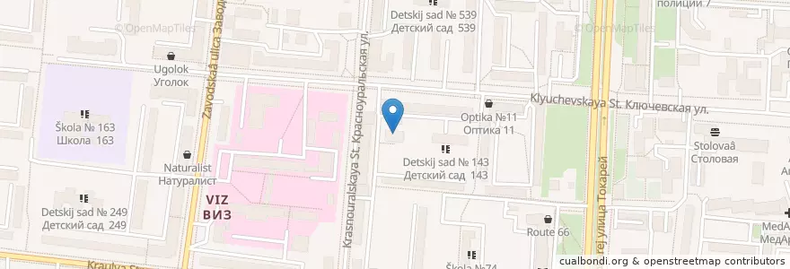 Mapa de ubicacion de Мировые судьи en روسيا, منطقة فيدرالية أورالية, أوبلاست سفردلوفسك, بلدية يكاترينبورغ.