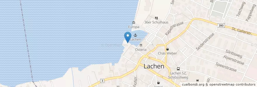 Mapa de ubicacion de G's Pier Lachen en Schweiz, Schwyz, March, Lachen.