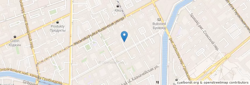 Mapa de ubicacion de Open Studio en Russie, District Fédéral Du Nord-Ouest, Oblast De Léningrad, Saint-Pétersbourg, Адмиралтейский Район, Сенной Округ.