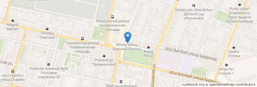 Mapa de ubicacion de Лаборатория «Инвитро» en Russia, Distretto Federale Centrale, Калужская Область, Городской Округ Калуга.