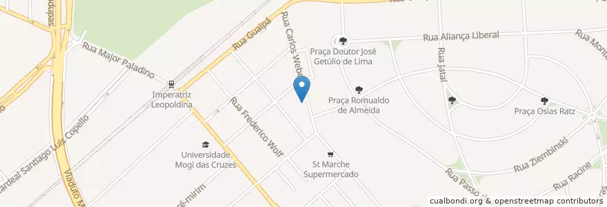Mapa de ubicacion de DeRose Method Villa-Lobos en 브라질, 남동지방, 상파울루, Região Geográfica Intermediária De São Paulo, Região Metropolitana De São Paulo, Região Imediata De São Paulo, 상파울루.