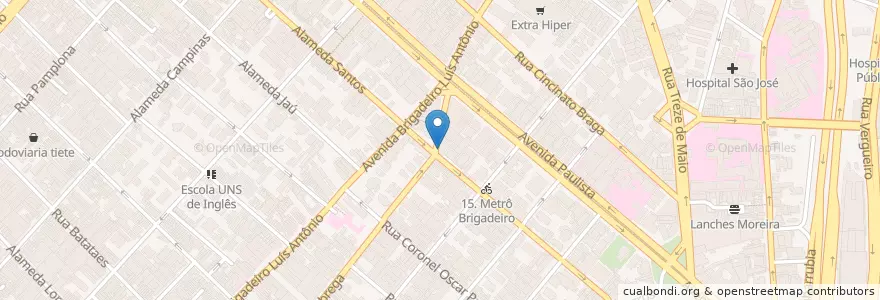 Mapa de ubicacion de Restaurante Oliveira en برزیل, منطقه جنوب شرقی برزیل, سائوپائولو, Região Geográfica Intermediária De São Paulo, Região Metropolitana De São Paulo, Região Imediata De São Paulo, سائوپائولو.