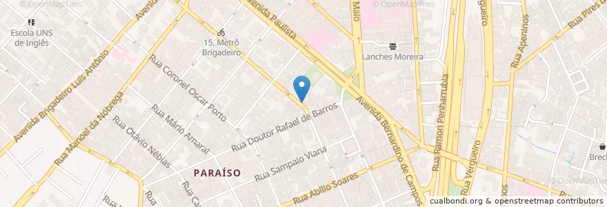 Mapa de ubicacion de Il Pastio en البَرَازِيل, المنطقة الجنوبية الشرقية, ساو باولو, Região Geográfica Intermediária De São Paulo, Região Metropolitana De São Paulo, Região Imediata De São Paulo, ساو باولو.