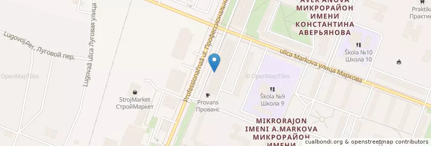 Mapa de ubicacion de Русский Стандарт en Rússia, Distrito Federal Central, Oblast De Moscou, Дмитровский Городской Округ.