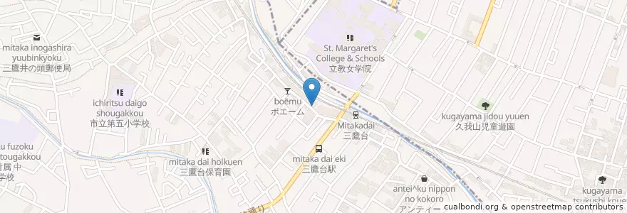 Mapa de ubicacion de 浅野獣医科医院 en Japão, Tóquio.