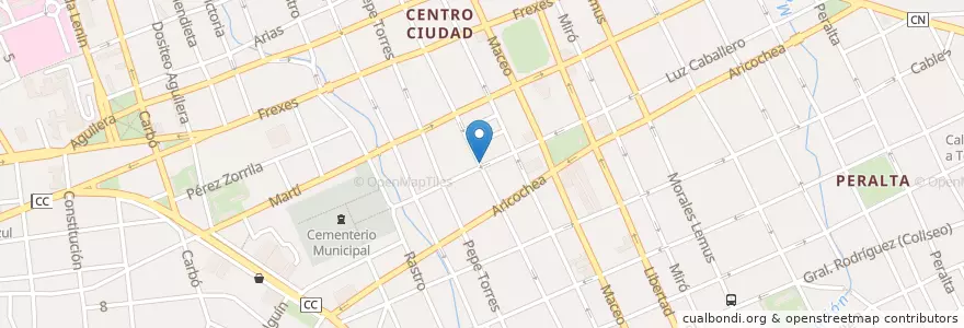 Mapa de ubicacion de Cupido en 쿠바, Holguín, Holguín.
