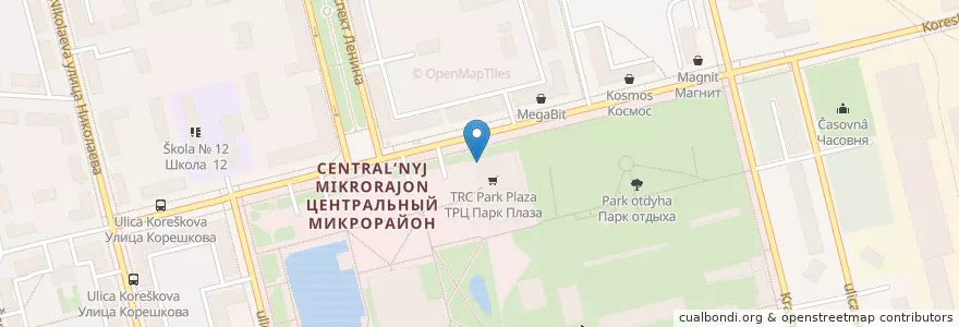 Mapa de ubicacion de Инвестторгбанк en Rusia, Distrito Federal Central, Óblast De Moscú, Городской Округ Электросталь.