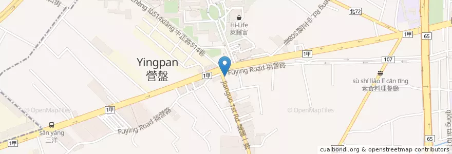 Mapa de ubicacion de 魚多甜 輔大店 en Taiwan, Nuova Taipei, Distretto Di Xinzhuang.