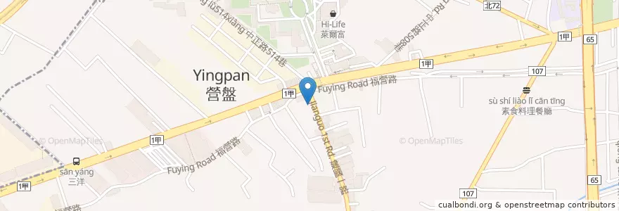 Mapa de ubicacion de 老葉牛肉 en Taiwan, 新北市, 新莊區.