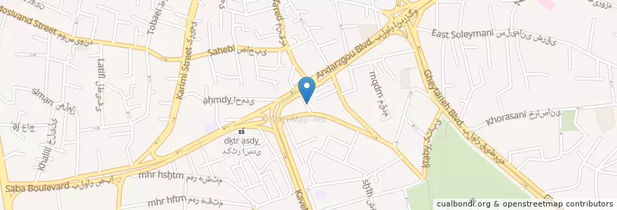Mapa de ubicacion de کافه هوکا en 伊朗, 德黑兰, شهرستان شمیرانات, 德黑蘭, بخش رودبار قصران.