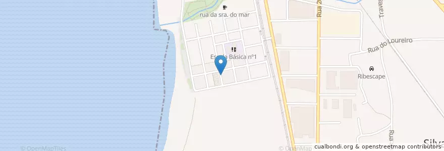 Mapa de ubicacion de Téta en ポルトガル, Aveiro, ノルテ, Área Metropolitana Do Porto, Espinho, Silvalde.