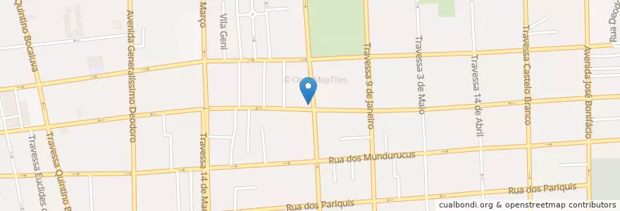 Mapa de ubicacion de Extrafarma en البَرَازِيل, المنطقة الشمالية, بارا, Região Geográfica Intermediária De Belém, Microrregião De Belém, بليم.