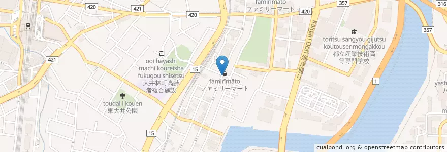 Mapa de ubicacion de ますみ en Japan, Tokyo, Shinagawa.