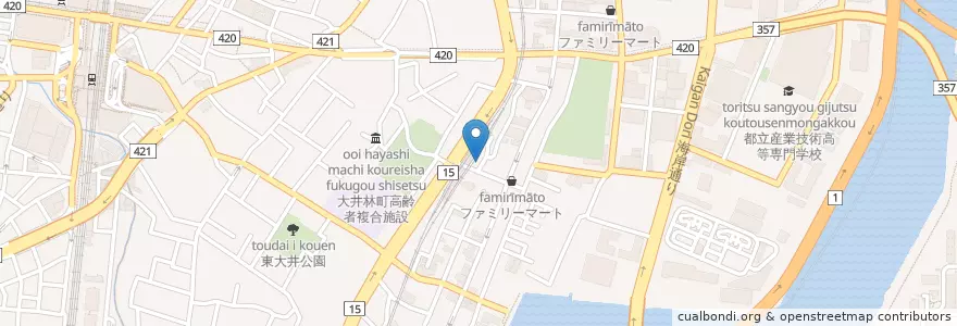 Mapa de ubicacion de ひろちゃん en Япония, Токио, Синагава.