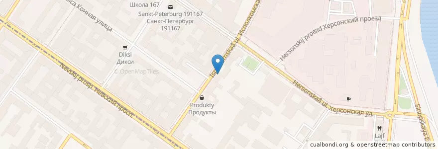 Mapa de ubicacion de Gruzdev Clinic en Russia, Northwestern Federal District, Leningrad Oblast, Saint Petersburg, Центральный Район, Округ Лиговка-Ямская.