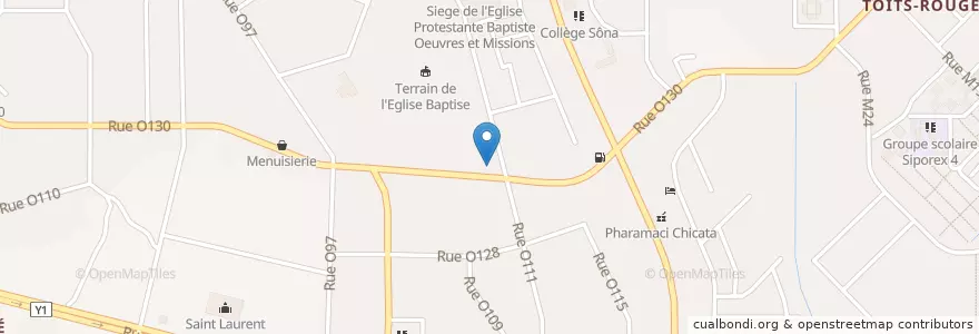 Mapa de ubicacion de Pharmacie Nankoko en 科特迪瓦, 阿比让, Yopougon.