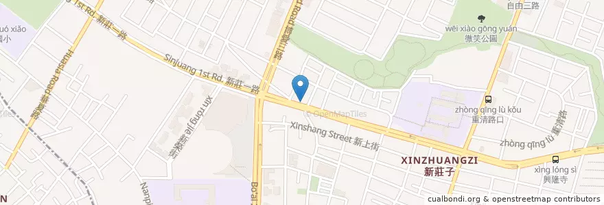 Mapa de ubicacion de 味亦美左營店 en Taiwan, Kaohsiung, Zuoying.