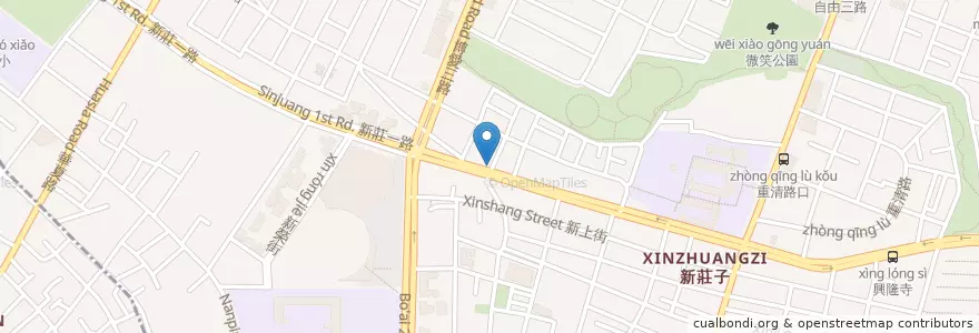 Mapa de ubicacion de 建志耳鼻喉&皮膚科 en Taiwán, Kaohsiung, 左營區.