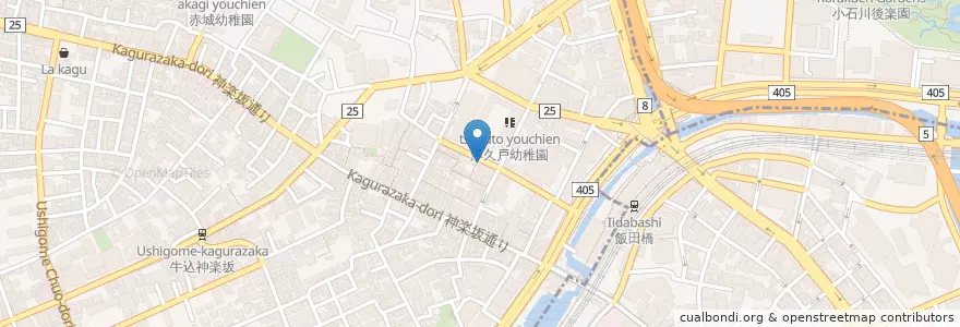 Mapa de ubicacion de 楽日庵 en 일본, 도쿄도.