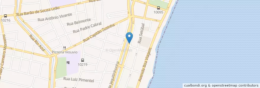 Mapa de ubicacion de Caldinho na Rua en Бразилия, Северо-Восточный Регион, Пернамбуку, Região Geográgica Imediata Do Recife, Região Geográfica Intermediária Do Recife, Região Metropolitana Do Recife.