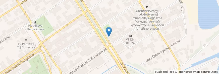 Mapa de ubicacion de Мантоварка en ロシア, シベリア連邦管区, アルタイ地方, バルナウル管区.