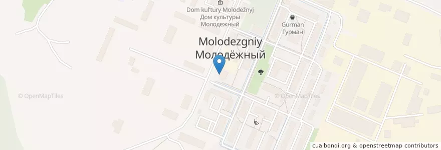 Mapa de ubicacion de Почта Банк en Russia, Central Federal District, Moscow Oblast, Podolsk Urban Okrug.