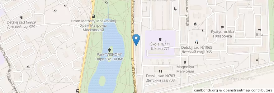 Mapa de ubicacion de Библиотека № 30 en Russland, Föderationskreis Zentralrussland, Moskau, Nördlicher Verwaltungsbezirk, Дмитровский Район.