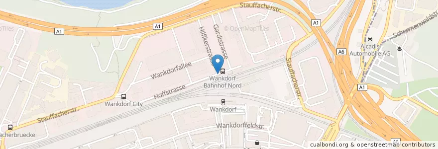 Mapa de ubicacion de Bern Wankdorf City / Rosalia-Wenger-Platz en Suíça, Berna, Verwaltungsregion Bern-Mittelland, Verwaltungskreis Bern-Mittelland, Bern.