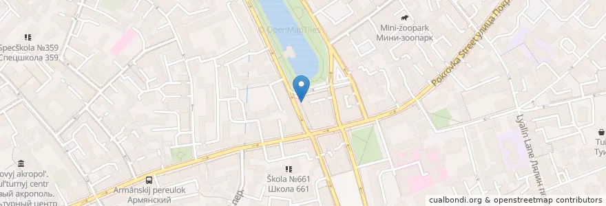 Mapa de ubicacion de Розетка и кофе en Russie, District Fédéral Central, Moscou, Центральный Административный Округ, Басманный Район.
