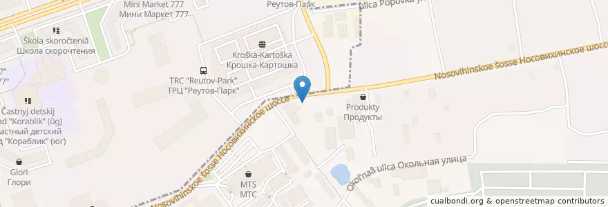 Mapa de ubicacion de ДжиммиВет en Rusia, Центральный Федеральный Округ, Московская Область, Городской Округ Балашиха.