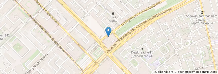 Mapa de ubicacion de Prime en Russia, Distretto Federale Centrale, Москва, Центральный Административный Округ, Тверской Район.