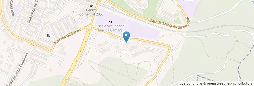 Mapa de ubicacion de Bugatti en پرتغال, Área Metropolitana De Lisboa, Lisboa, Grande Lisboa, Sintra, Rio De Mouro.