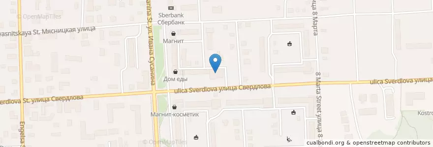 Mapa de ubicacion de Панацея en Rusland, Centraal Federaal District, Oblast Kostroma, Костромской Район, Городской Округ Кострома.