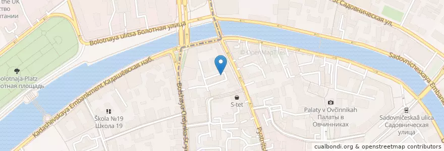 Mapa de ubicacion de Домик Алисы en Россия, Центральный Федеральный Округ, Москва, Центральный Административный Округ.