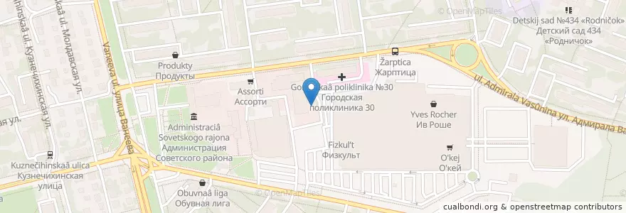 Mapa de ubicacion de Сказка en Russie, District Fédéral De La Volga, Oblast De Nijni Novgorod, Городской Округ Нижний Новгород.