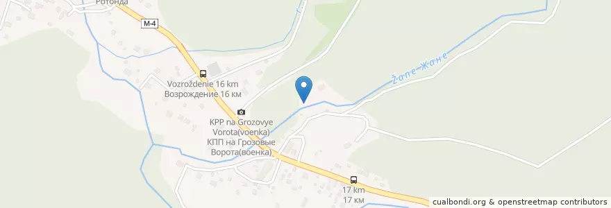 Mapa de ubicacion de Кафе en Россия, Южный Федеральный Округ, Краснодарский Край, Городской Округ Геленджик.