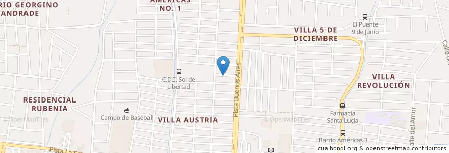 Mapa de ubicacion de Colegio Buenas Orientaciones en Никарагуа, Departamento De Managua, Managua (Municipio).