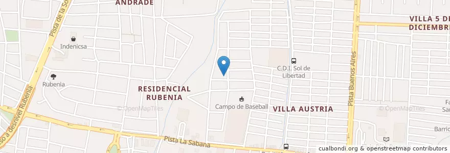 Mapa de ubicacion de Colegio Público Otakring en ニカラグア, マナグア県, Managua (Municipio).