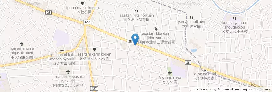 Mapa de ubicacion de 弁天堂薬局 en Japon, Tokyo, 杉並区.