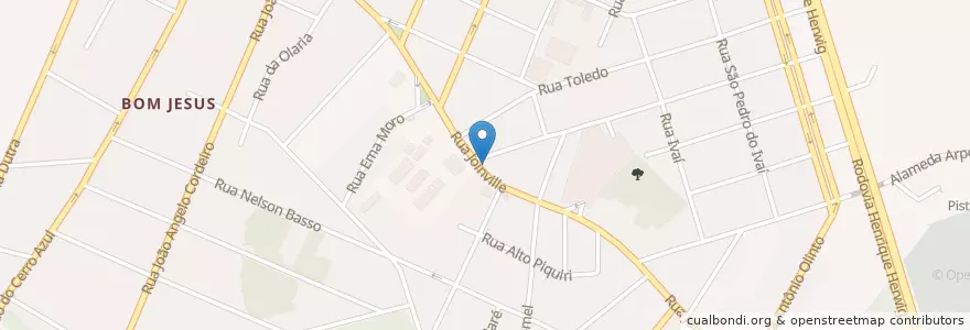 Mapa de ubicacion de Bem Bom Pastéis en البَرَازِيل, المنطقة الجنوبية, بارانا, Região Geográfica Intermediária De Curitiba, Região Metropolitana De Curitiba, Microrregião De Curitiba, São José Dos Pinhais.