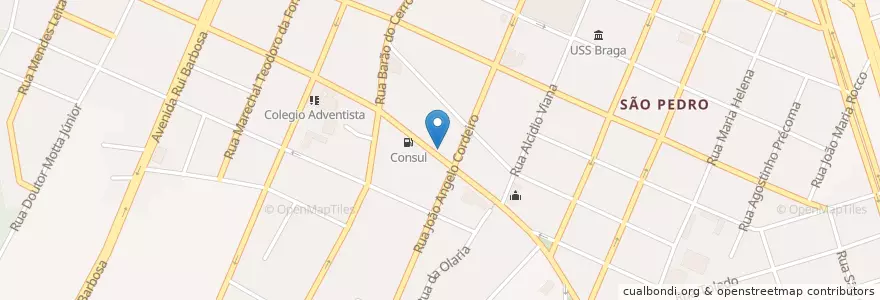 Mapa de ubicacion de Companhia da Pizza en البَرَازِيل, المنطقة الجنوبية, بارانا, Região Geográfica Intermediária De Curitiba, Região Metropolitana De Curitiba, Microrregião De Curitiba, São José Dos Pinhais.