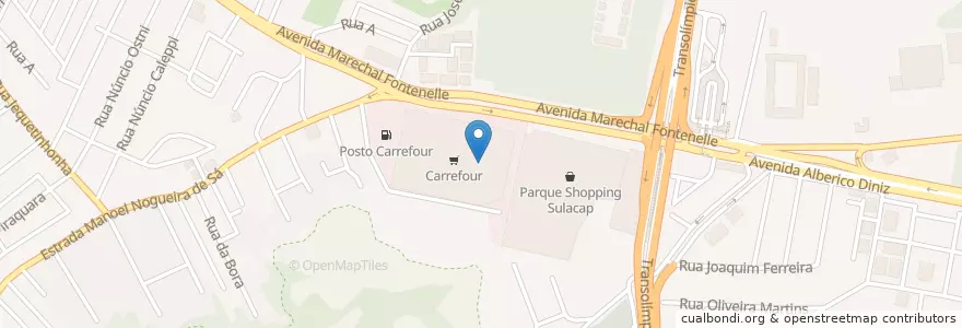 Mapa de ubicacion de Cine 10 Sulacap en ブラジル, 南東部地域, リオ デ ジャネイロ, Região Geográfica Imediata Do Rio De Janeiro, Região Metropolitana Do Rio De Janeiro, Região Geográfica Intermediária Do Rio De Janeiro, リオデジャネイロ.
