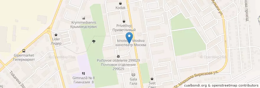 Mapa de ubicacion de Кофе С Собой en Russia, South Federal District, Sevastopol, Sevastopol, Ленинский Район, Ленинский Округ.