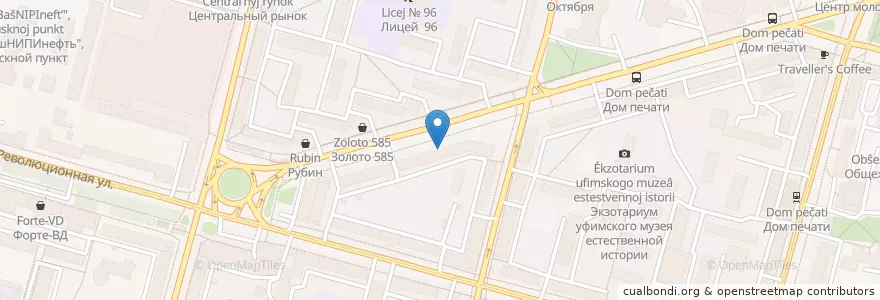 Mapa de ubicacion de Дядя Франк en Russie, District Fédéral De La Volga, Bachkirie, Городской Округ Уфа.