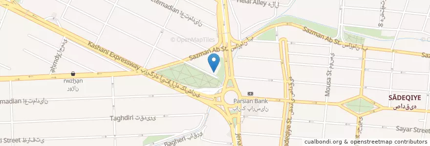 Mapa de ubicacion de Pakize gohar sepid central office en Iran, Tehran Province, Tehran County, Tehran, بخش مرکزی شهرستان تهران.