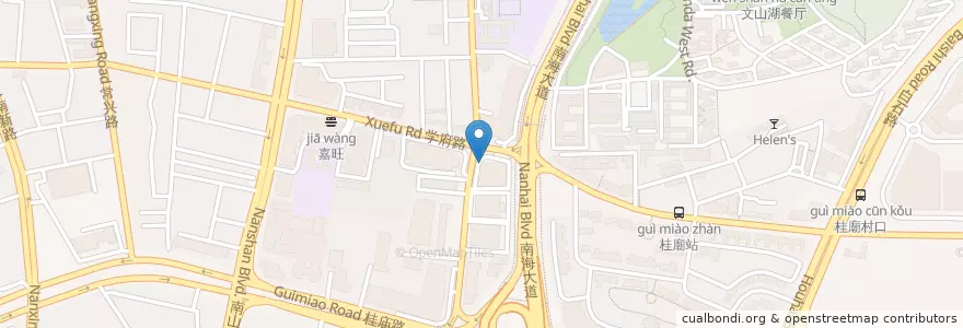 Mapa de ubicacion de 中国光大银行 en 中国, 广东省, 深圳市, 南山区, 粤海街道.
