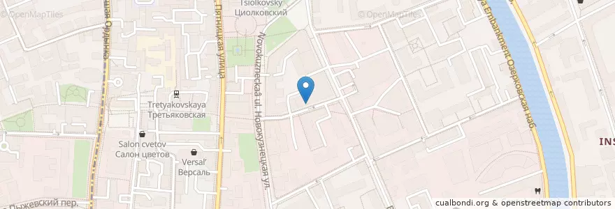 Mapa de ubicacion de Сбербанк en Russland, Föderationskreis Zentralrussland, Moskau, Zentraler Verwaltungsbezirk, Rajon Samoskworetschje.